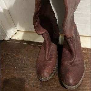 Women’s Frye leather tall riding boots. Sz 8.5